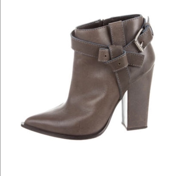 THAKOON POINTED-TOE ANKLE BOOTS - Picture 2 of 4